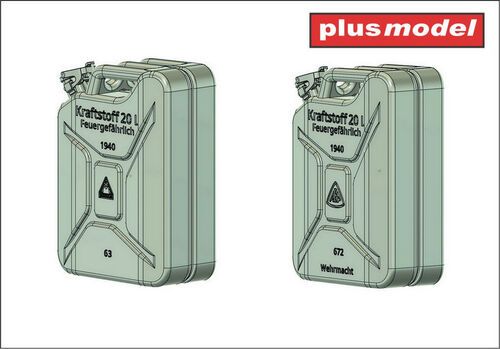 1:35 German Canisters Late - Schwelm and ABP (12 pcs / 3D-Printed)