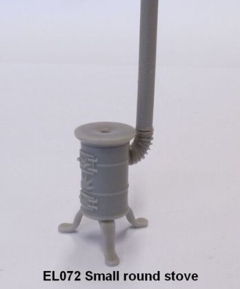 1:35 Small Round Stove