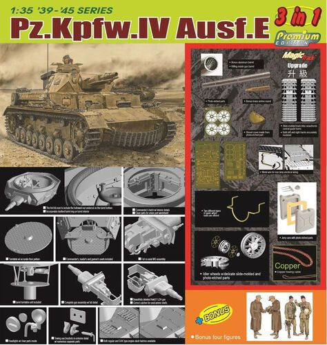 1:35 Pz.Kpfw.IV Ausf.E (3 in 1)