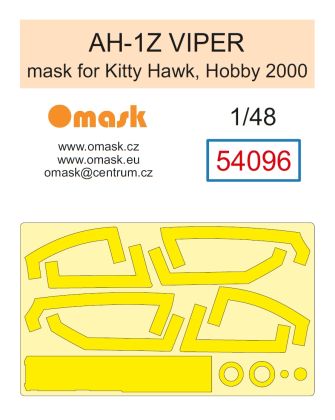 1:48 AH-1Z Viper mask (for Kitty Hawk, Hobby 2000)