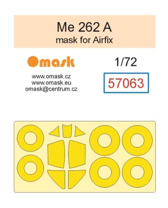 1:72 Me 262 A mask (for Airfix)