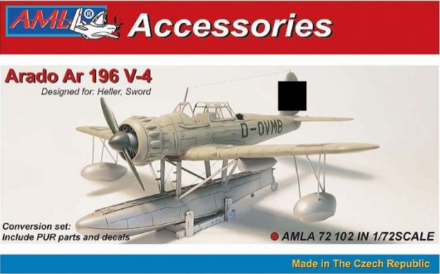 1:72 Ar 196 V-4 - Conversion Parts (for Heller and Sword Kits)
