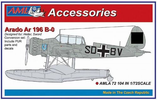 1:72 Ar 196 B-0 - Conversion Parts (for Heller and Sword Kits)