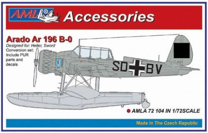 1:72 Ar 196 B-0 - Conversion Parts (for Heller and Sword Kits)