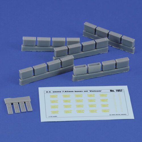 1:35 US Ammo 7,62 mm Boxes Set (Vietnam War)