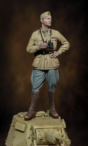 1:35 Italian WWII Army Officer - North Africa (1 Figure / 3D-Printed)