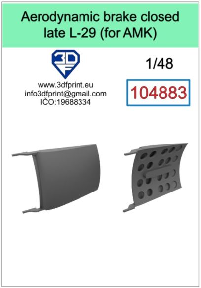 1:48 aerodynamic brake closed late L-29 (AMK)