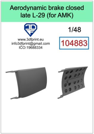 1:48 aerodynamic brake closed late L-29 (AMK)