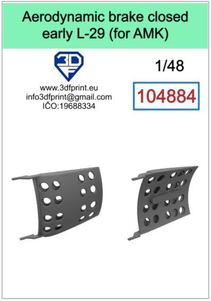 1:48 aerodynamic brake closed early L-29 (AMK)