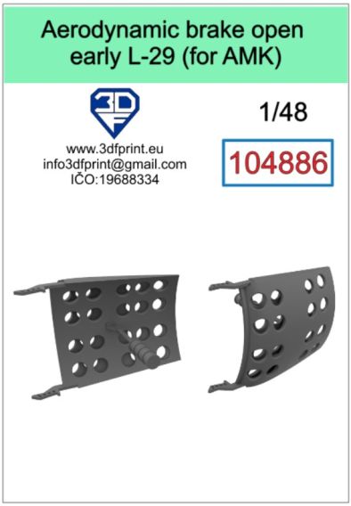 1:48 aerodynamic brake open early L-29 (AMK)