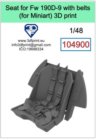 1:48 Seat for Fw 190D-9 (Miniart)
