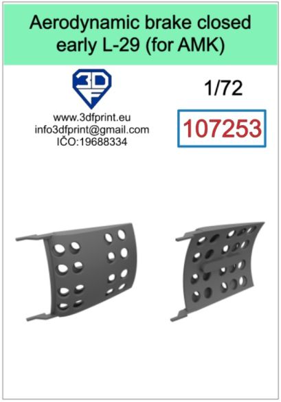 1:72 aerodynamic brake closed early L-29 (AMK)