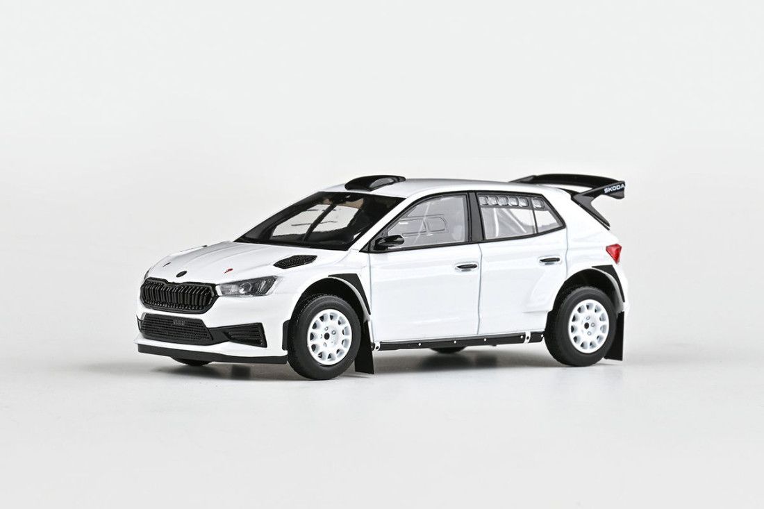 1:43 Škoda Fabia IV RS Rally2 (2022) - Bílá