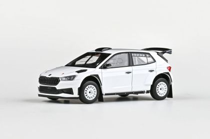 1:43 Škoda Fabia IV RS Rally2 (2022) - Bílá