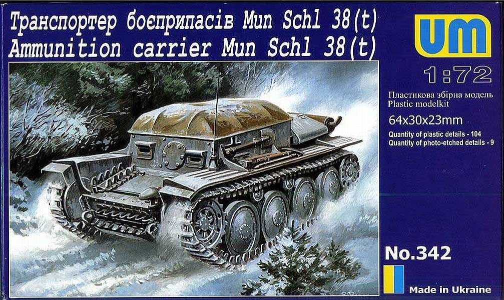 1:72 Ammunition carrier Mun Schl 38 (t)