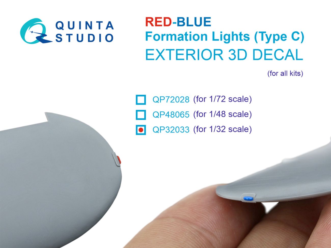 1:32 Red-Blue Formation Lights (Type C) (for all kits)