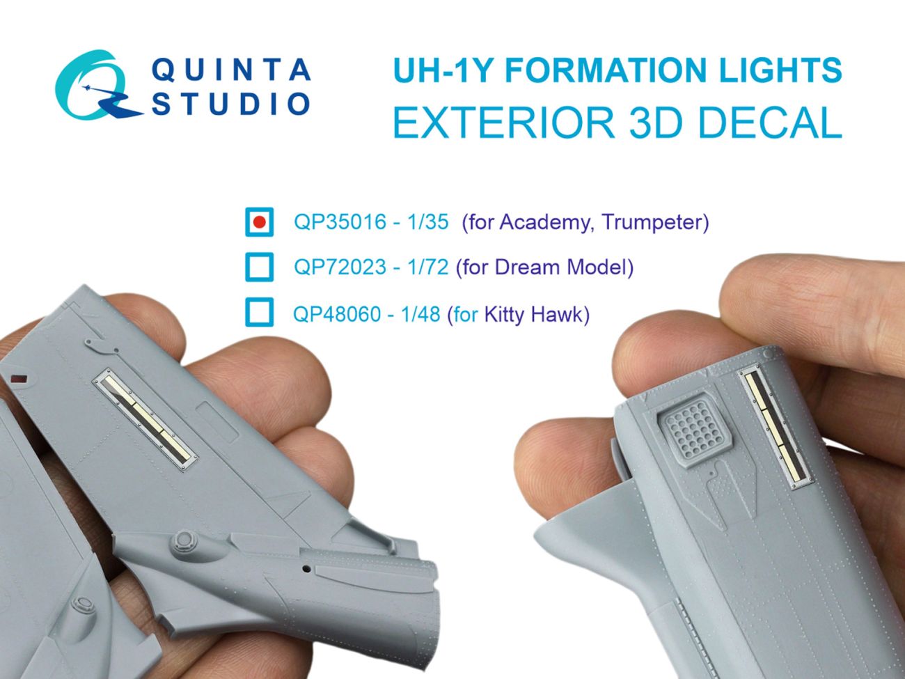 1:35 UH-1Y Formation lights (Academy, Trumpeter)