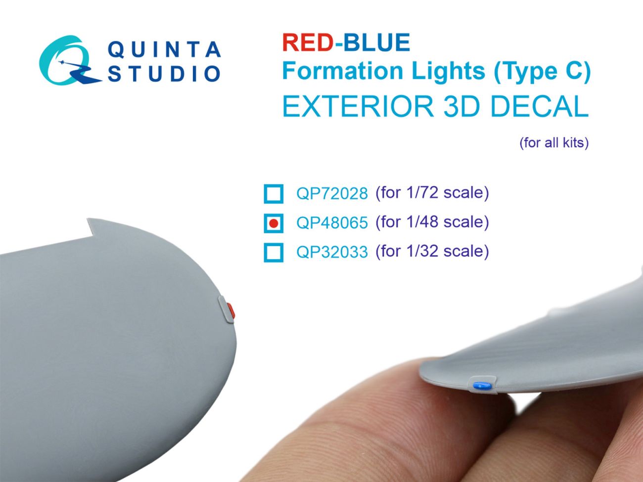 1:48 Red-Blue Formation Lights (Type C) (for all kits)