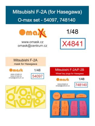 1:48 Mitsubishi F-2A O-max set (for Hasegawa)