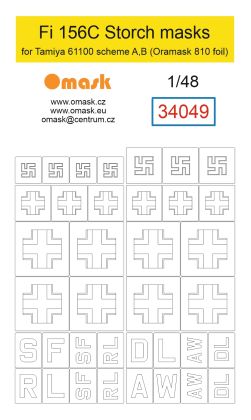 1:48 Fi 156C Storch mask (for Tamiya 61100 scheme A,B)