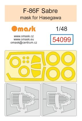 1:48 F-86F Sabre mask (for Hasegawa)