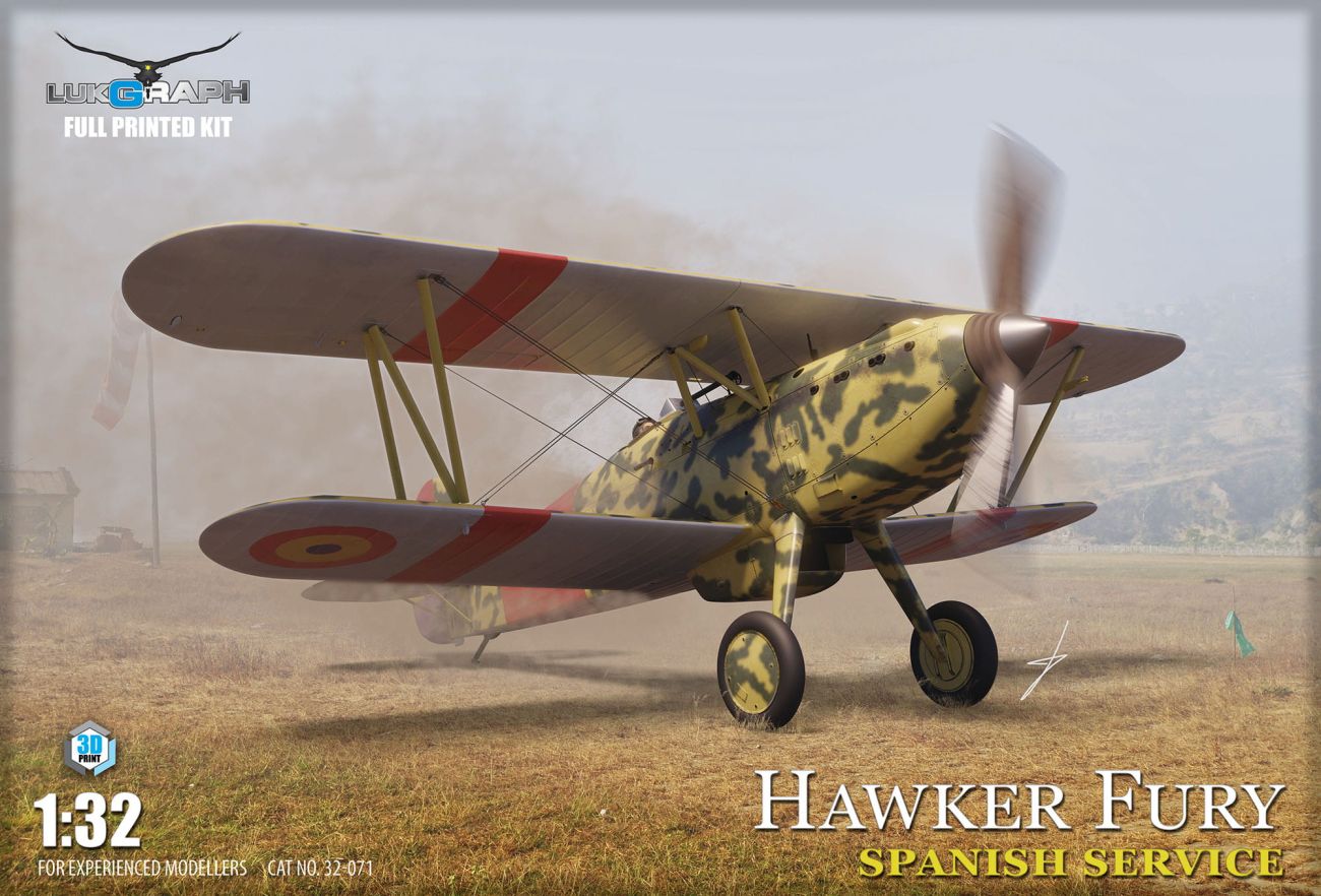 1:32 Hawker Fury Spanish Service