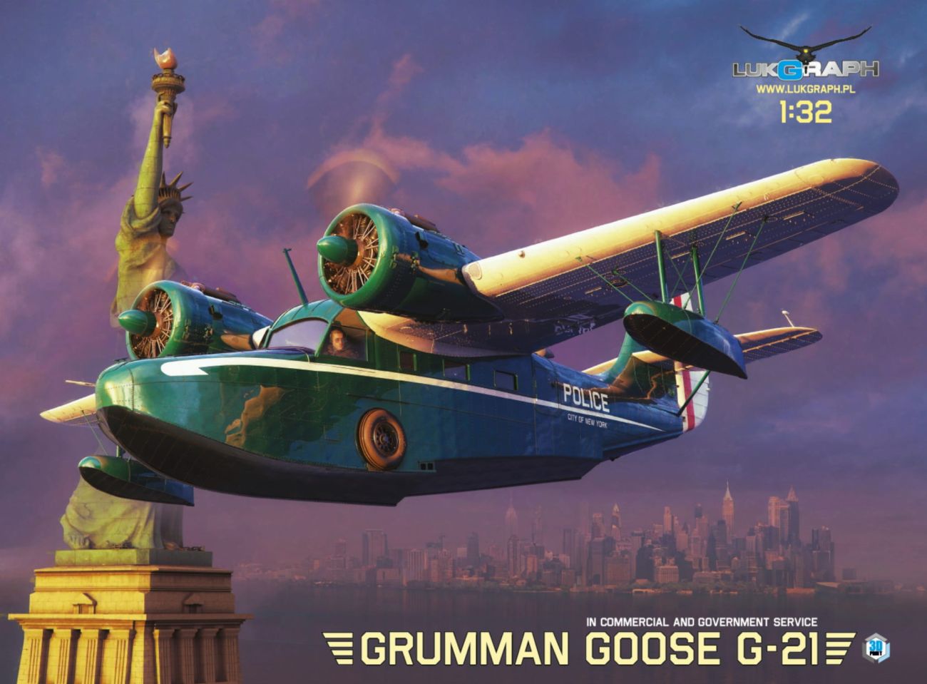1:32 Grumman Goose Civilian version