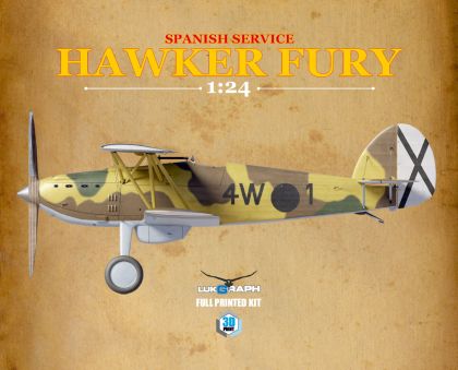 1:24 Hawker Fury Spanish Service