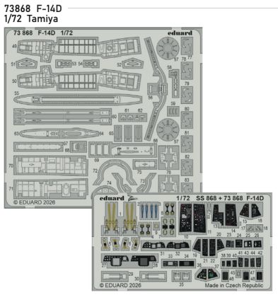 1:72 F-14D detail set for Tamiya