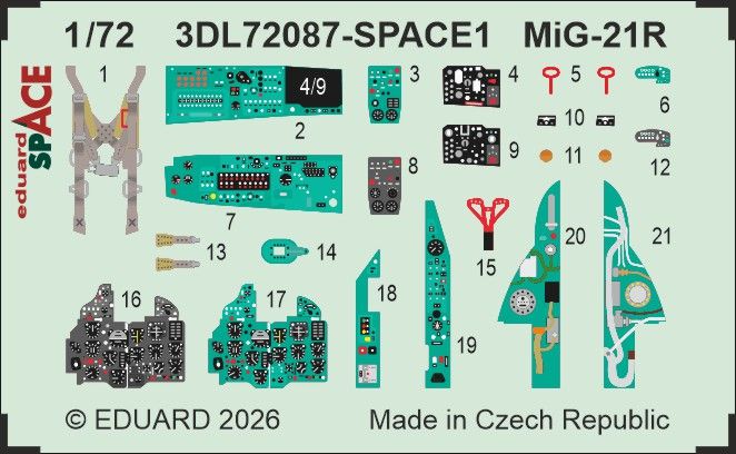 1:72 MiG-21 R - Space Set (for Eduard Kits)