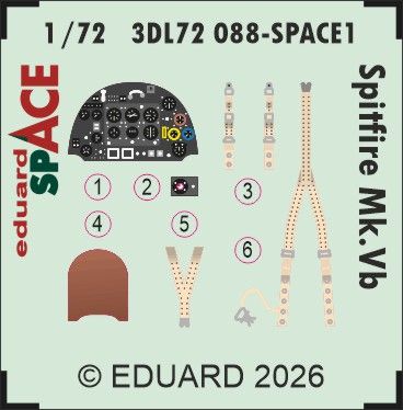 1:72 Spitfire Mk.Vb - Space Set (for IBG Models Kits)