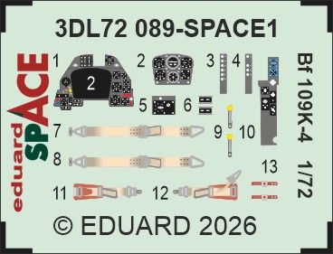 1:72 Bf-109 K-4 - Space Set (for Eduard Kits)