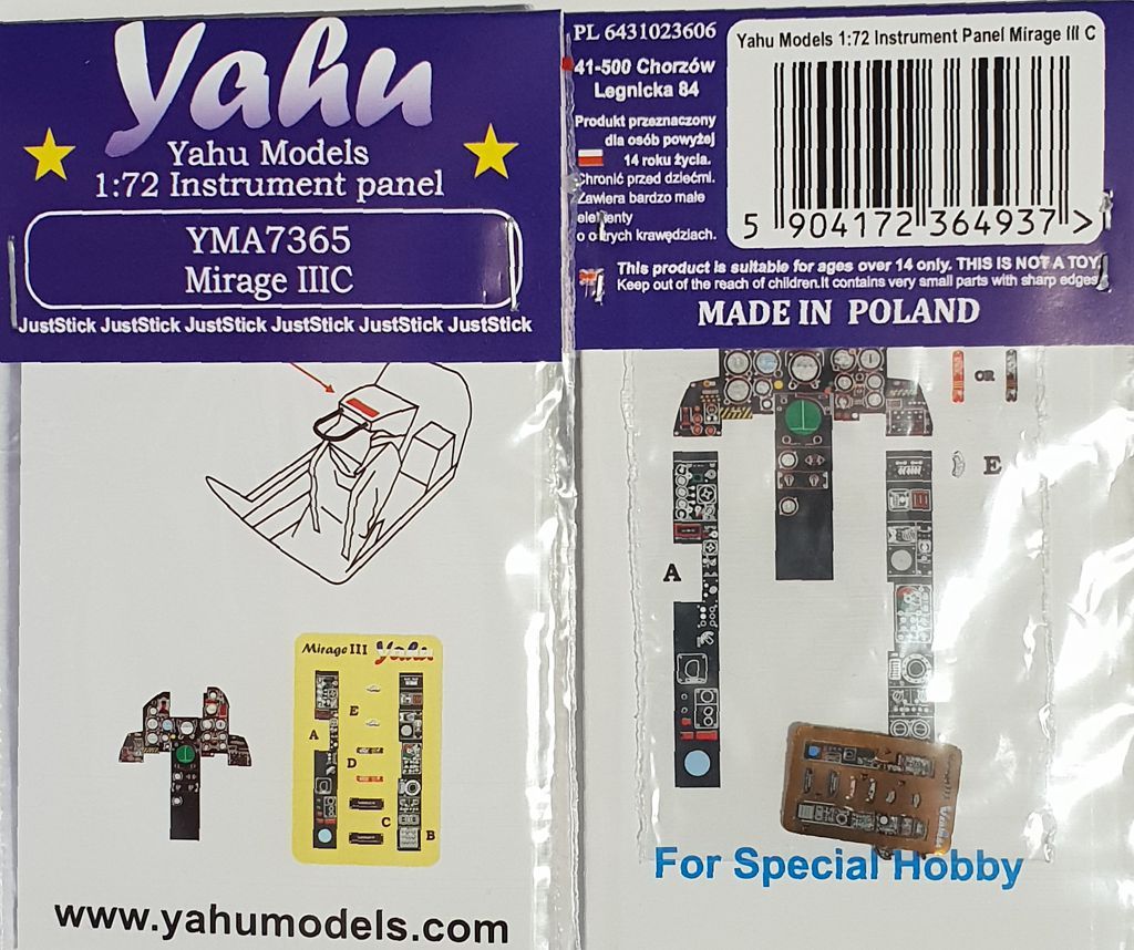 1:72 Mirage IIIC for Special Hobby