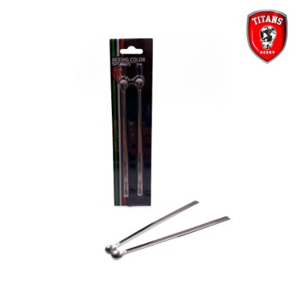 Metal Mixing Color Spoon (2 pcs)
