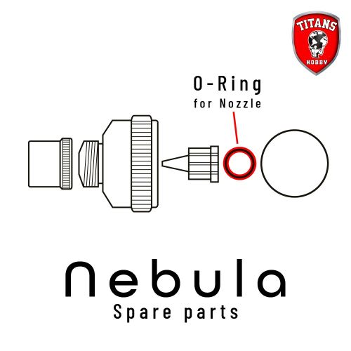 O-Ring for Nozzle for NEBULA Airbrush (Part 4)