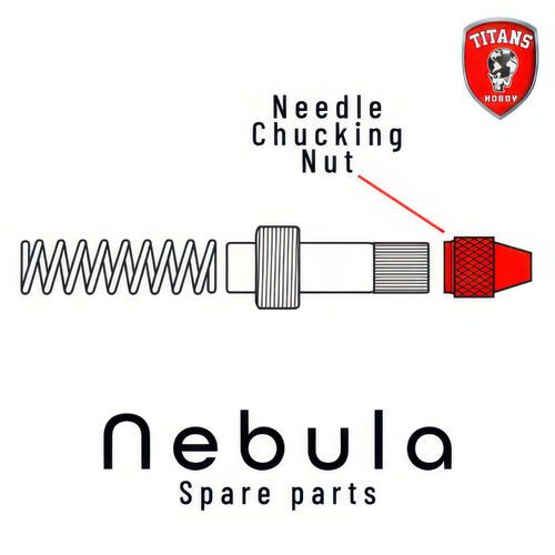 Needle Chucking Nut for NEBULA Airbrush (Part 16)