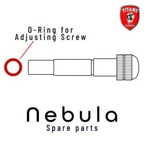 O-Ring for Adjusting Screw for NEBULA Airbrush (Part 20)