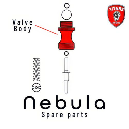 Valve Body for NEBULA Airbrush (Part 24)