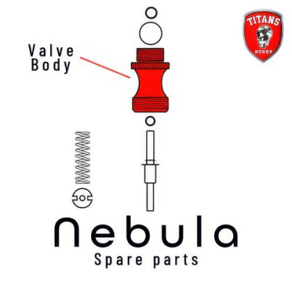 Valve Body for NEBULA Airbrush (Part 24)