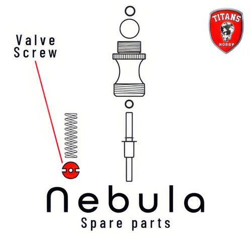 Valve Screw for NEBULA Airbrush (Part 28)