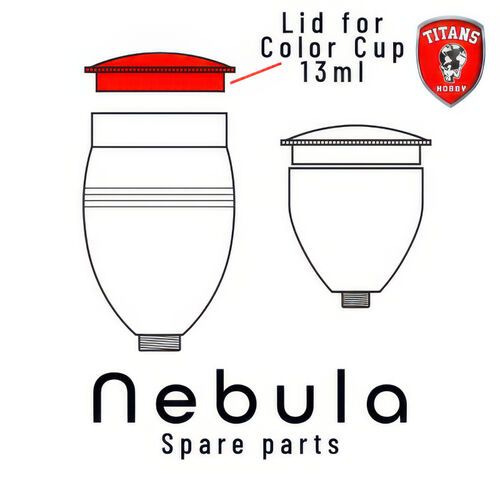 Lid for Color Cup 13 ml for NEBULA Airbrush (Part 30)