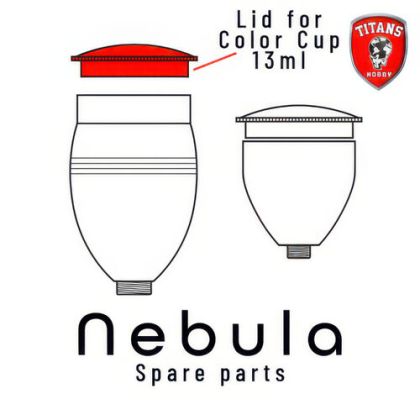 Lid for Color Cup 13 ml for NEBULA Airbrush (Part 30)