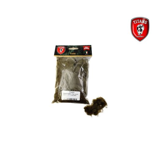 Flock Olive Green 4,5 mm