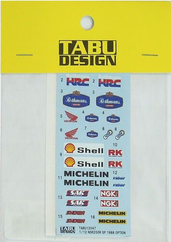 1:12 Honda NSR250R - SP Option (for Aoshima Kits)
