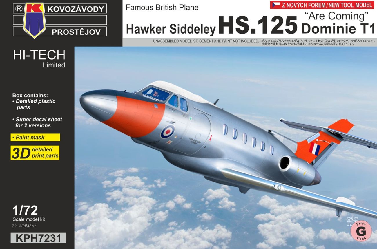 1:72 HS.125 Dominie T1 „Are Coming“