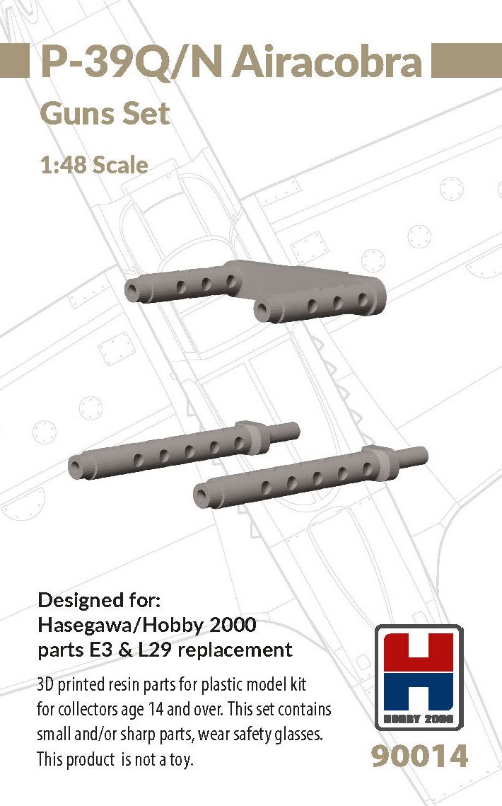 1:48 P-39Q/N Airacobra Guns Set