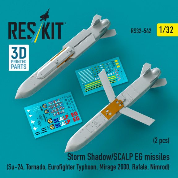 1:32 Storm Shadow/SCALP EG missiles (2 pcs) (Su-24, Tornado, Eurofighter Typhoon, Mirage 2000, Rafale, Nimrod)
