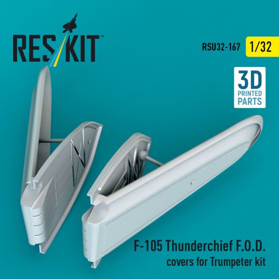 1:32 F-105 Thunderchief F.O.D. covers for Trumpeter kit