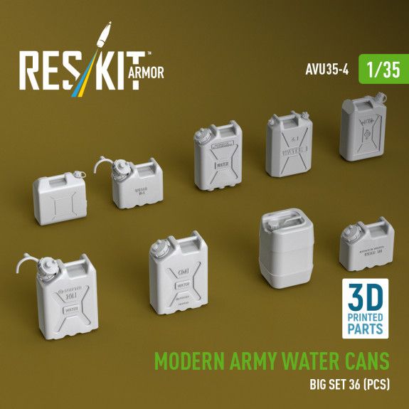 1:35 Modern army water cans, big set