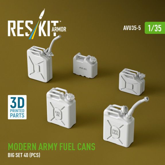1:35 Modern army fuel cans, big set